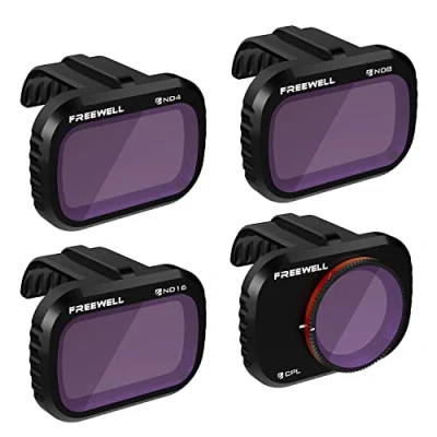 Afbeelding van Freewell DJI Mini 1 &amp; 2 drone Standard camera Day Lensfilter set ND 4 8 16 + CPL voor hoge kwaliteit alternatief PolarPro / PGYTECH Kase Urth Tiffen