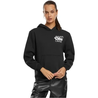 Afbeelding van Miss Tee Print Good Vibes Bladerdeeg, Zwart, S