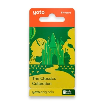 Afbeelding van Yoto The Classics collectie 5 audiokaarten voor kinderen gebruik speler en mini alles in 1 audiospeler, schermvrij luisteren met leuke speeltijd, bedtijd reisverhalen, vanaf 8 jaar