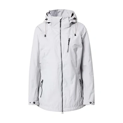 Afbeelding van G.I.G.A. DX Women&#039;s Casual softshelljack met afritsbare capuchon Solena, light grey, 38, 33059 000