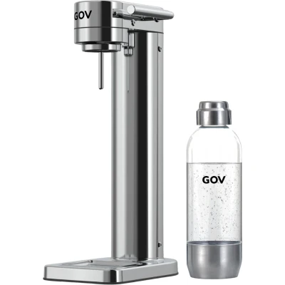 Afbeelding van GOV RVS Regular Bruiswatertoestel Sodamaker Roestvrijstaal BPA Vrije Fles