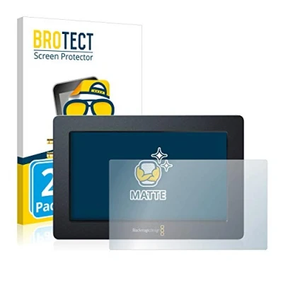 Afbeelding van BROTECT (2 Stuks) Antireflecterende Beschermfolie voor Blackmagic Design Video Assist 4K (7.0) Anti Glare Screen Protector, Mat