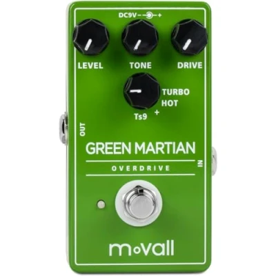 Afbeelding van Movall MP 105 Green Martian overdrive, 4 mode TS gebaseerd Overdrive gitaarpedaal