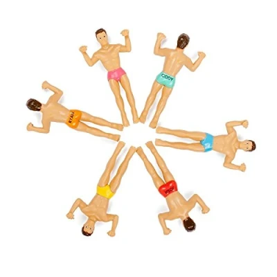 Afbeelding van Drinking Buddies glasmarkering in 6 delige set Strandboys glasmarker zomer
