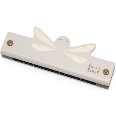 Afbeelding van Label Houten Harmonica Nougat