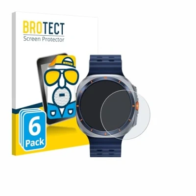 Afbeelding van BROTECT Screenprotector voor Samsung Galaxy Watch Ultra 2 (47 mm) Folie Beschermfolie matte (6 Stuks)