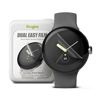 Afbeelding van Ringke [3 Pack] Dual Easy Film Compatibel met Google Pixel Watch 41mm, Premie Volledige Dekking Scherm Beschermer