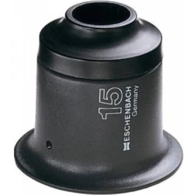 Afbeelding van Eschenbach 1130 Lupe Loep Vergrotingsfactor: 15 x Lensgrootte: (Ø) 13 mm Antraciet