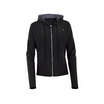 Afbeelding van Winshape Functional Comfort Sweater met rits, Dames, Maat: XS, Black anthracite