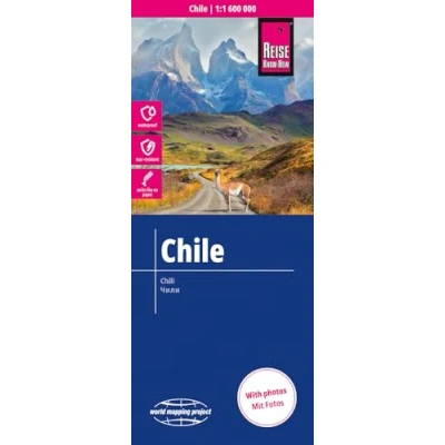 Afbeelding van Reise Know How Landkarte Chile 1 : 1.600.000: reiß und wasserfest (world mapping project)