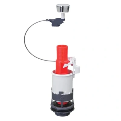 Afbeelding van Wirquin MD+00 eenvoudig toilet spoelmechanisme MD, grijs en rood