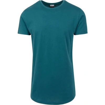 Afbeelding van Urban Classics Shaped LONG DO NOT USE Tshirt basic, Heren, Maat: Small, Teal