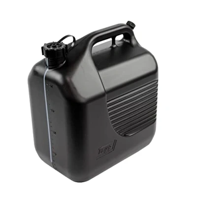 Afbeelding van Tayg Jerrycan 20 liter, toegestaan, met vulopening en meetstrips, zwart, 603075