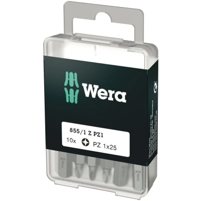 Afbeelding van Wera 1/4&quot; pozidrive bit pz1x25mm (10st)