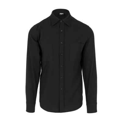 Afbeelding van Urban Classics Checked Overhemd, Heren, Maat: Large, Blk/blk
