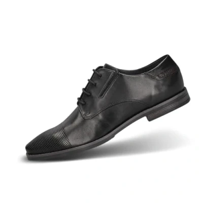 Afbeelding van bugatti Zakelijke veterschoenen, Heren, Maat: 43, Schwarz Schoenen