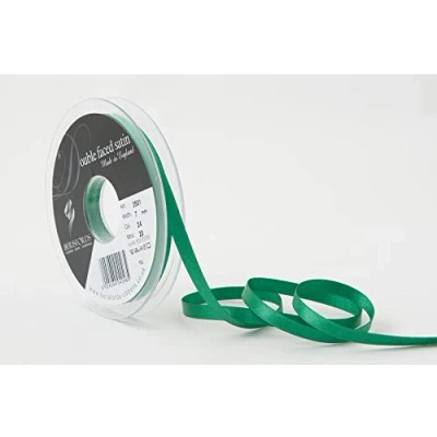 Afbeelding van Berisfords Dubbel gezicht Poly satijnen lint, fles, 7 mm