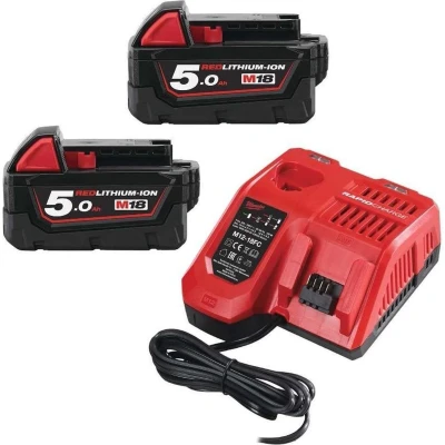 Afbeelding van Milwaukee M18 NRG 502 Multilader M12 18 FC + 2x 5.0 Ah accu