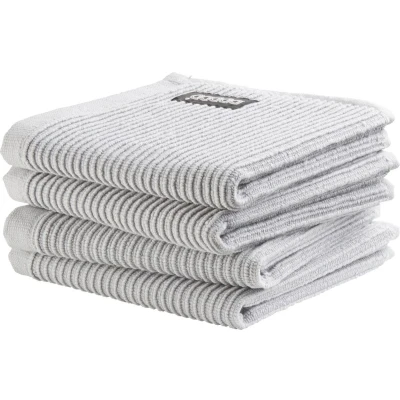 Afbeelding van Vaatdoek DDDDD Basic Clean Neutral Light Grey (4 delig)