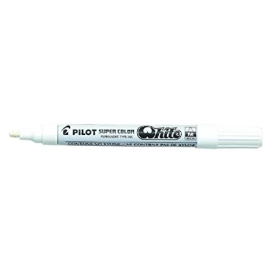 Afbeelding van Viltstift PILOT Super SC W M lakmarker rond wit 2mm