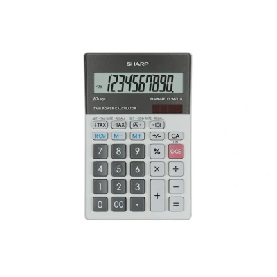 Afbeelding van Sharp bureaurekenmachine EL M711GGY