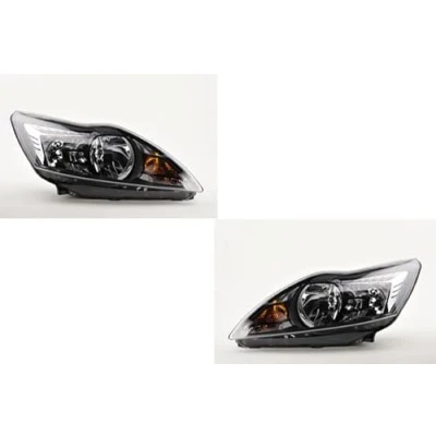 Afbeelding van Koplamp Halogeen HSW past op Ford Focus 05 08 11 H7 H1 Set Links Rechts