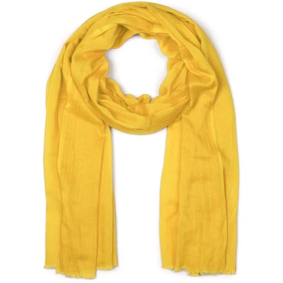 Afbeelding van Unyqoos® Stijlvolle Damessjaal met Zachte Textuur en Korte Franjes voor Lente Zomeroutfits, 188 x 100 cm