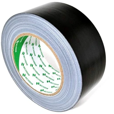 Afbeelding van Nichiban duct tape / Gaffa 50 mm x 25 m Zwart