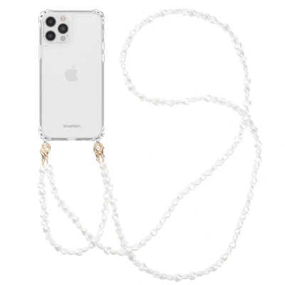 Afbeelding van Apple iPhone 12 Pro Max Hoesje Kunststof imoshion Koordhoesje/Backcover/Hardcase Transparant Telefoonhoesje