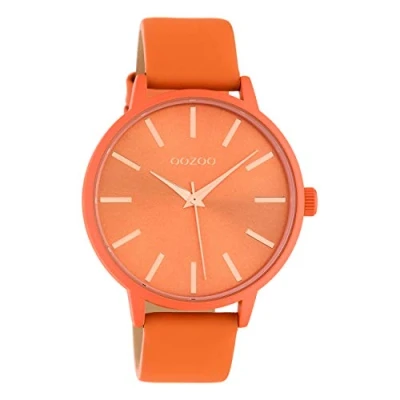 Afbeelding van Oozoo Timepieces Horloge, Dames, Maat: One Size, Orange