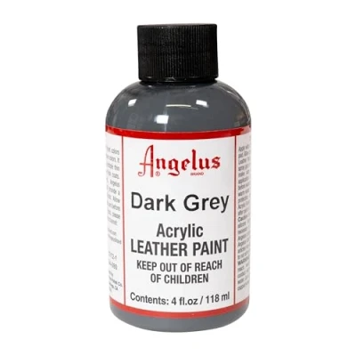 Afbeelding van Angelus leerverf Donker Grijs 118ml