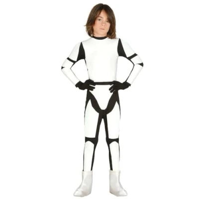 Afbeelding van Fiestas Guirca Verkleedpak Star Wars Junior Polyester Wit Mt 5 6 Jaar
