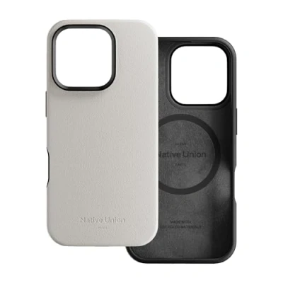 Afbeelding van Native Union Actief Hoesje MagSafe, Robuust Ontwerp, Gerecyclede Materialen 10ft Valbescherming voor iPhone 16 Pro (Zandsteen)