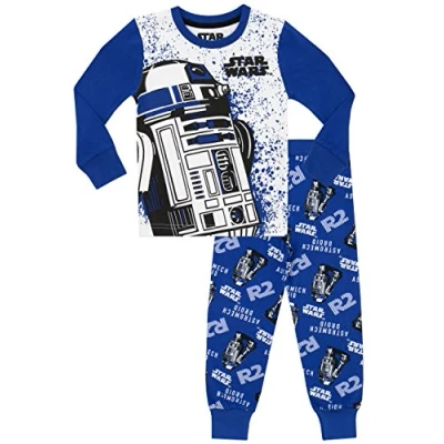 Afbeelding van Star Wars Jongens Pyjama&#039;s Aansluitende Pasvorm R2D2 Blauw 116