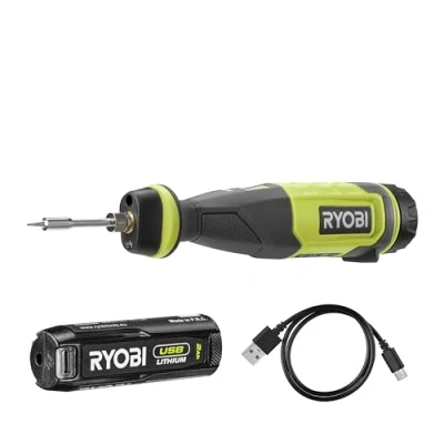 Afbeelding van Ryobi RSI4 120G soldeerbout accu 4V 460C USB C 1x2,0Ah