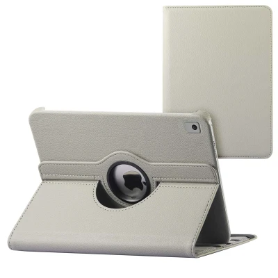 Afbeelding van imoshion Tablet Hoes Geschikt voor iPad 9e generatie (2021) 10.2 inch / 8e (2020) 7e (2019) 360 Draaibare Bookcase Grijs