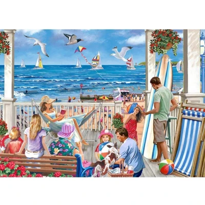 Afbeelding van House of Puzzles All On Deck 1000 Piece Jigsaw Puzzle