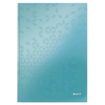 Afbeelding van Notitieboek Leitz WOW A4 160blz 90gr lijn ijsblauw