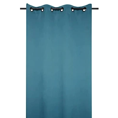 Afbeelding van Lovely Casa Verduisteringsgordijn, met ringen, voor woonkamer of slaapkamer, 140 x 280 cm, eend, ramen kleedkamer, verduisterend en isolerend, verkrijgbaar in 3 maten huis