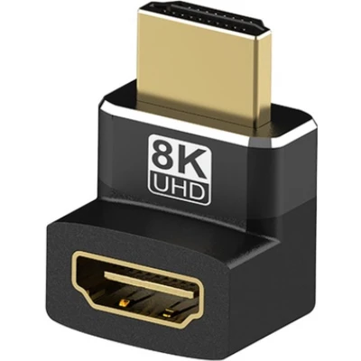 Afbeelding van HDMI adapter 90 haaks naar boven HDMI2.1 (8K 60Hz + HDR) / zwart