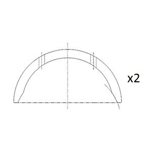 Afbeelding van Fai Autoparts Krukasafstandsschijf BT3007 STD