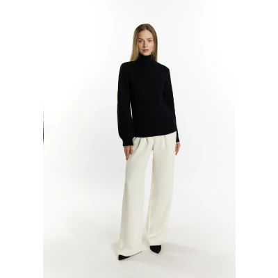 Afbeelding van Dreimaster Klassik Dames Gebreide Trui SCHMUDDELWEDDA M/L / Zwart 42% Polyesteracryl 30% Polyester 28% Nylon