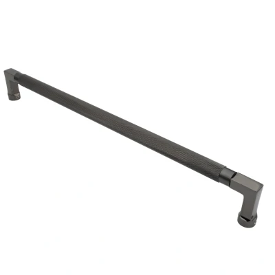 Afbeelding van Messtique Deurgreep &quot;Knurled&quot; 410mm Antraciet