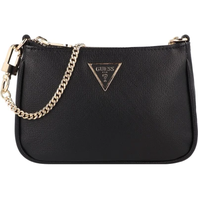 Afbeelding van Guess Saffiano Handtas, Dames, Maat: One Size, Nero
