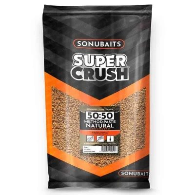 Afbeelding van Sonubaits Super Crush 50/50 Method Paste Natural Groundbait (2 kilo)