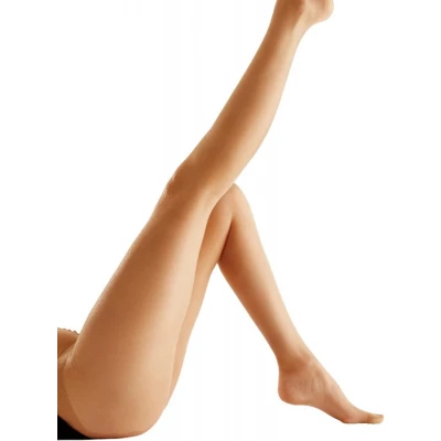 Afbeelding van Pretty Polly Panty Nylons Glans Katoenen Kruisje 10 Den Small 34/38 Highlight