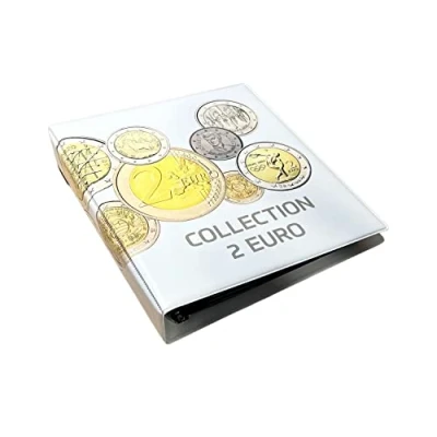 Afbeelding van Midi M &amp; Schulz Muntenalbum voor 200 stuks 2 euro, verzamelalbum (wit 2euro)