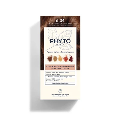 Afbeelding van Phyto Phytocolor Haarverf Permanent Color Kit 6.34