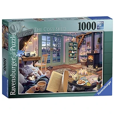 Afbeelding van Ravensburger 15175 Cozy Series My Haven No. 6. The Cosy Shed Puzzel voor volwassenen en kinderen, vanaf 12 jaar, meerkleurig