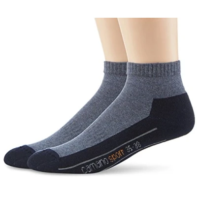 Afbeelding van Camano 5932 Sportsokken voor heren, verpakking van 2 stuks, blauw (Navy 4), 38 EU